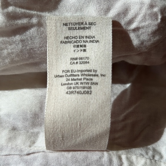 Free People Devil’s Alley Red and White embroidered moto jacket - Picture 10 of 13